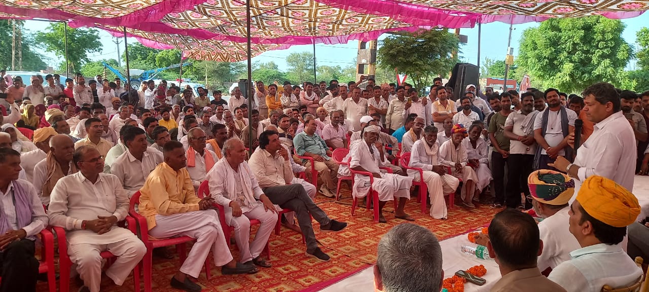 खाद्य एवं नागरिक आपूर्ति मंत्री का लूणकरणसर क्षेत्र दौरा* *श्री गोदारा ने विभिन्न कार्यक्रमों में की शिरकत, कई विकास कार्यों का किया लोकार्पण-शिलान्यास,प्रदेश की डबल इंजन सरकार ने डेढ़ साल में लूणकरणसर को दी अनेक सौगातें: सुमित गोदारा