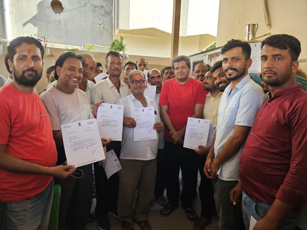 केबिनेट मंत्री सुमित गोदारा ने नापासर में सींथल बाईपास पर भोमिया जी मंदिर के पास सामुदायिक भवन की चारदीवारी के लिए विधायक निधि से 4 लाख 95 हजार की राशि की स्वीकृत